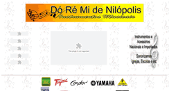 Desktop Screenshot of doremimusic.com.br